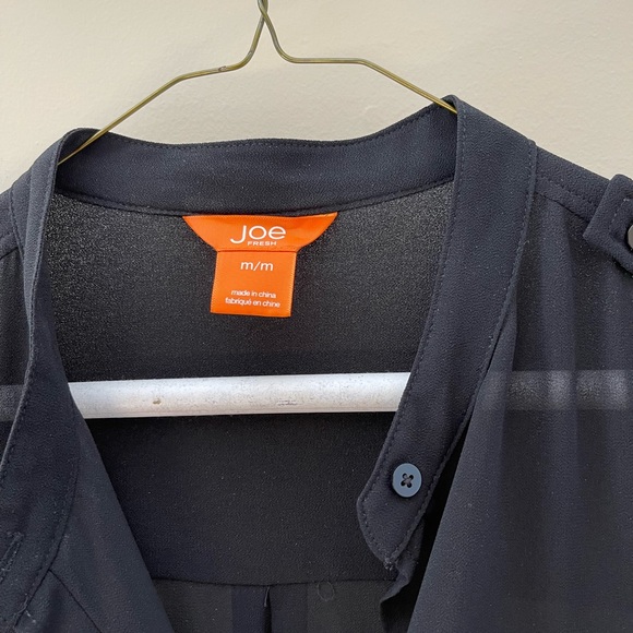 Black Sheet button down - Picture 2 of 3